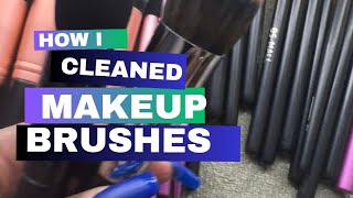 How I Cleaned My Makeup Brushes [Using a Washing Machine]