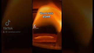 ASMR wood wick edition 🕯️✨#satisfyingvideo #asmr