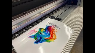 Mutoh VJ1624 Printing