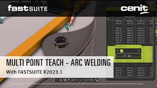 Multi Point Edit - Arc Welding with FASTSUITE