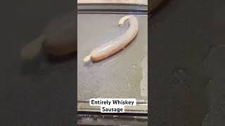 Cooking a sausage made entirely of whiskey #food #sausageman #cooking