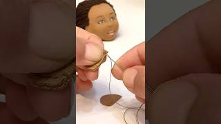 👂creation #textiledoll #dollface #face #sculpture #short #shortvideo #handmade