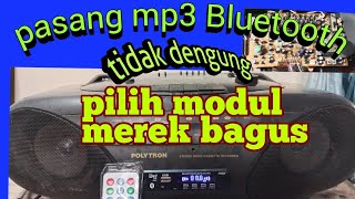 cara pasang modul mp3 bluetooth di tape compo polytron