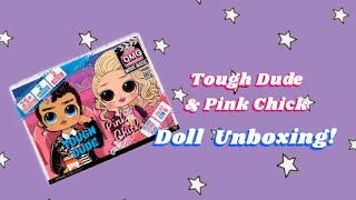 Tough Dude & Pink Chick Movie Magic LOL SURPRISE OMG Doll Unboxing!