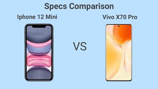 Iphone 12 Mini vs Vivo X70 Pro Official look, Price, Specs Comparison