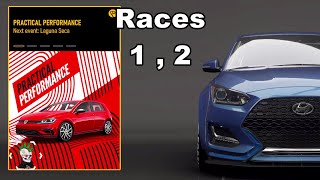 FM 05 Practice Performance Races 1 & 2 2019 Hyundai veloster N FE | Forza MotorSport Playthrough