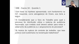 Direito do Trabalho: audiência e contrato de trabalho