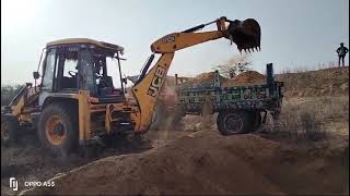 3 JCB 3dx Going To Another Village For Loading Mud with Tata 2518 Truck and Tata Tipper