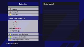 PES 2017 | T99 V11 SÜPER LİG EKLENTİSİ ( PES 2017 SÜPER LİG YAMASI 2023 )