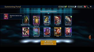 Opening ancient fragments under X2 Comes Double Champion Gnut MRXSB RAID:Shadow Legends