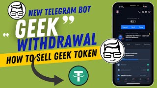 Sell Your Geek Token by Watching this Video | Geek AirDrop Withdrawal | Geek Token