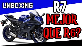 YAMAHA R7 2023 / UNBOXING - SERA MEJOR QUE YAMAHA R6?