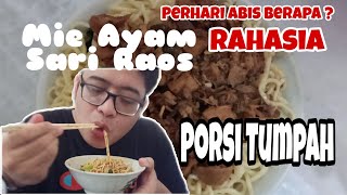 Mie Ayam Sari Raos, Tajur Bogor | Porsi nya Tumpah |