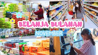 BELANJA BULANAN NOVEMBER 2022 | Grocery Shopping