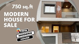 VN05 | 750sq.ft Modern House For Sale in Indore East Facing House Design