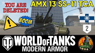 AMX 13 SS-11 TCA II In The Blink of An Eye....II 3 Big Games! II WoT Console II Steel Beasts