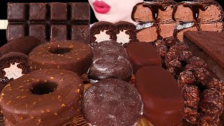 ASMR MUKBANG｜CONVENIENCE STORE CHOCOLATE PARTY *ICE CREAM, MOCHI, TICO, CAKE 편의점 초콜릿 디저트｜EATING｜먹방