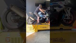 Dyno day - 2024 BMW S1000RR Dyno Run.  191HP #explore #motorcycle #explore #dyno