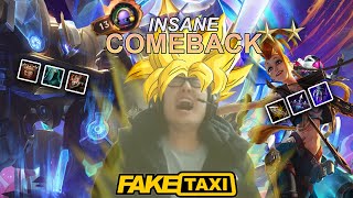 INSANE COMEBACK WITH HIDDEN OP COMP FAKETAXI | TFT | Teamfight Tactics Galaxies