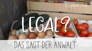 🥚 Ist Eier und Gemüse privat verkaufen noch erlaubt? 🥚🐔 Kompost&Liebe