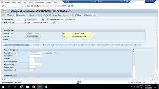 SAP SD: Business partner creation