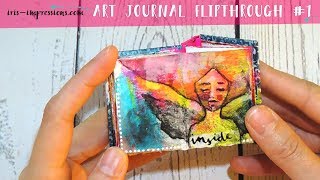 ART JOURNAL FLIPTHROUGH - mini journal #1