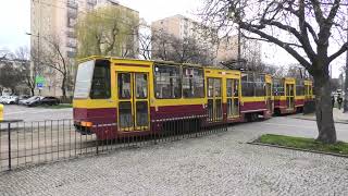 Tramwaje Łódź 2023 Wagony - Fahrzeuge 12.04.2023 r.