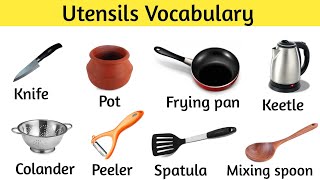 Utensils Vocabulary || Learn english vocabluary with picture #vocabulary#utensils