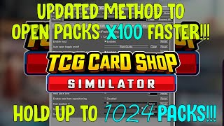 (UPDATED) How to open packs 100x times FASTER in TCG simulator | How to install mod in TCG simulator