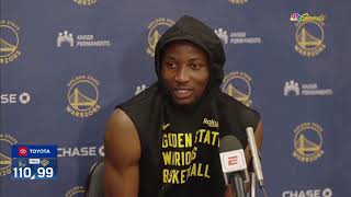 Jonathan Kuminga Postgame Interview | Golden State Warriors beat New York Knicks 110-99