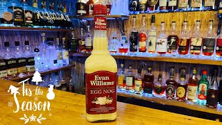 Evan Williams peppermint white chocolate egg nog review.