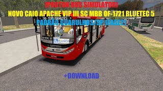 [PROTON BUS SIMULATOR] NOVO CAIO APACHE VIP III SC MBB OF-1721 BLUETEC 5 PADRÃO GUARULHOS/SP (FASE2)