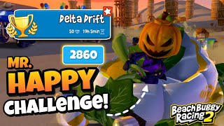 🎃 Mr. Happy Tournament!!! - 🏁Delta Drift🥇 - Beach Buggy Racing 2 || #bbr2