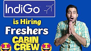 Indigo is hiring Cabin Crew | Freshers can Apply | 12th pass can Apply | 2 Days left | Apply Fast 😻