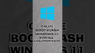 Create a flash drive to install Windows 11 on any unsupported computer