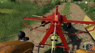 Farming Simulator 19 Polska farma odcinek 14 zgrabianie