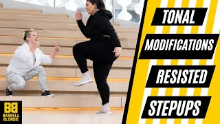 Resisted Step-Up Modifications for Knee Pain and Strength