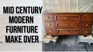 Mid Century Modern | Furniture Makeover