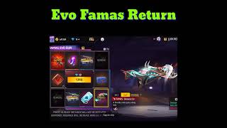 Evo Famas Return | Only One Spin Trick | #shorts #freefireshorts #youtubeshorts #sg97