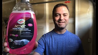 TURTLE WAX ICE SNOW FOAM Car Wash Review!