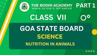 GOA BOARD || CLASS 7 || CHAPTER 2 || NUTRITION IN ANIMALS || PART 1