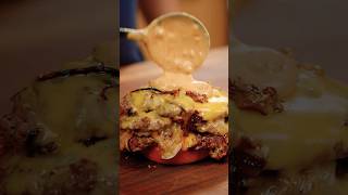 Treble smash burger|chef-cem🍔🤙#shorts #burger #asmr