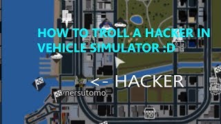 how to stop ane exploiter in vehicle simulator XD [using Heli]