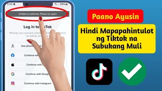 Paano Ayusin ang Tiktok na Hindi Mapapahintulot Pakisubukang Muli Problema