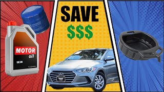 STOP PAYING PEOPLE TO CHANGE YOUR OIL! 2015-2020 Hyundai Elantra Oil Change