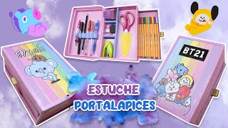 Estuche Portalápices Manualidad BT21