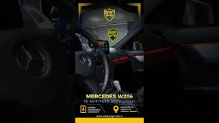 Mercedes w204 C serisi ambiyans aydınlatma sistemi