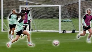 Chelsea Women's training ahead of UEFA Women's Champions League clash with BK Hacken