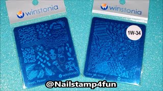 WInstonia Beach, Please! Color Me Vine Stamping Plates