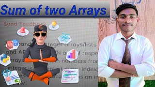 Sum of Two Arrays #java